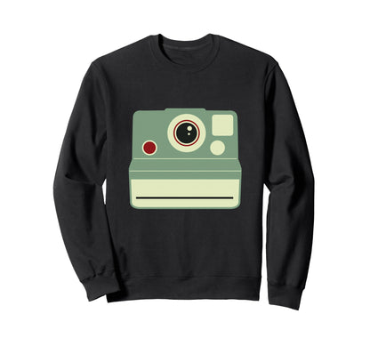 Hipster Camera 35 Mm Film Old Sweatshirt - Custom Art Print for Adults - T-Shirt, Sweatshirt, Hoodie