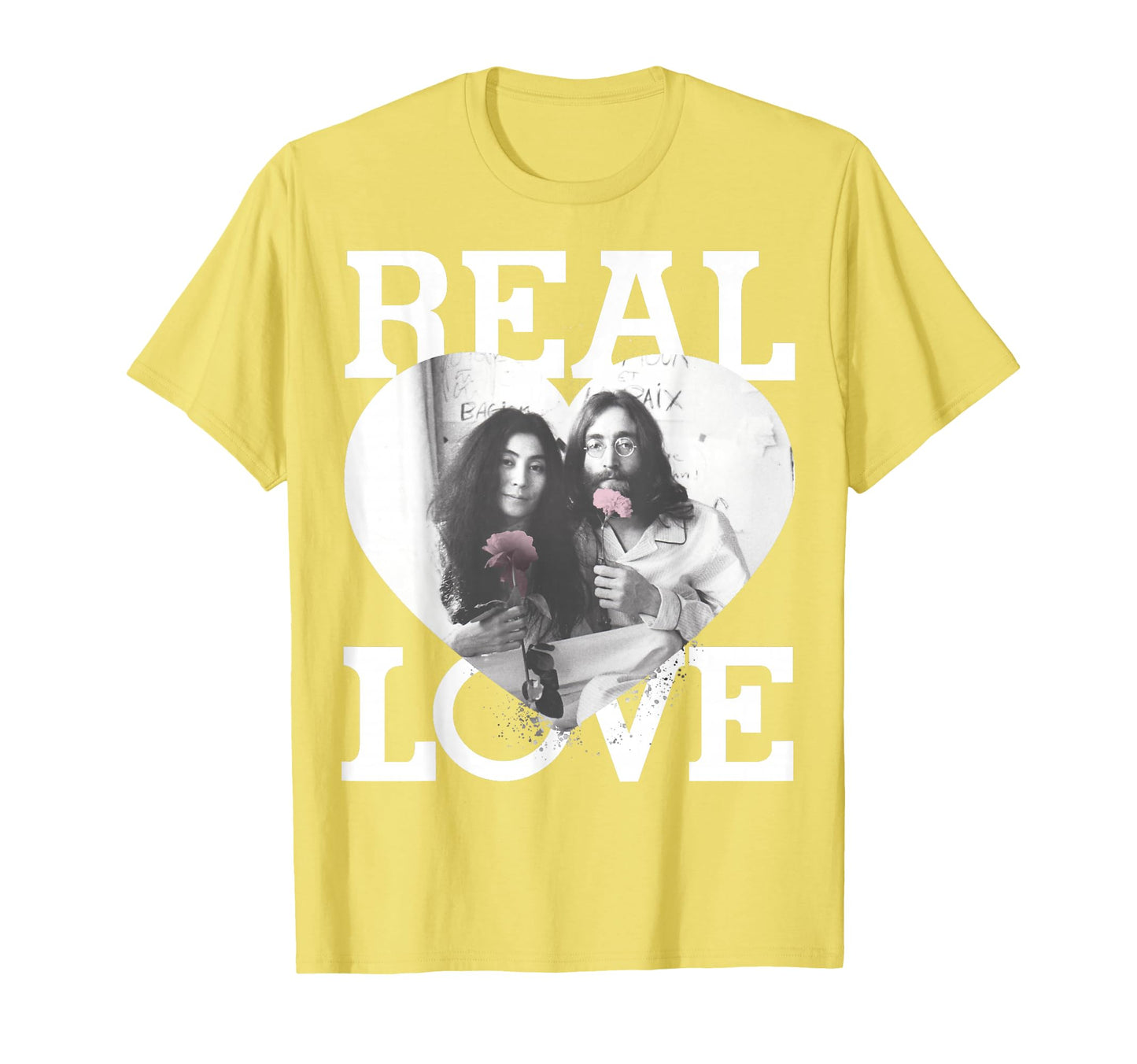 John Lennon Real Love T-Shirt - Custom Art Print Unisex - T-Shirt, Sweatshirt, Hoodie