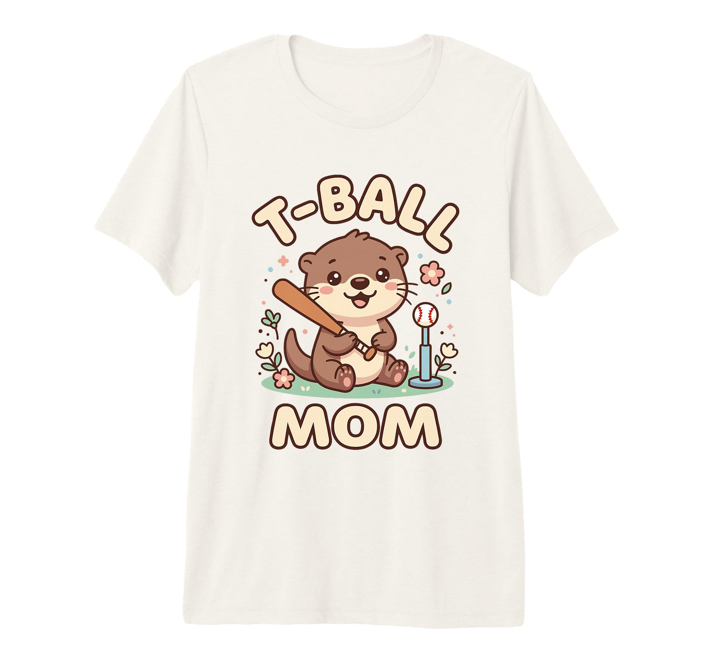 Funny T Ball Mom Softball Ball T Ball T-Shirt - Minimalist Print Unisex - T-Shirt, Sweatshirt, Hoodie