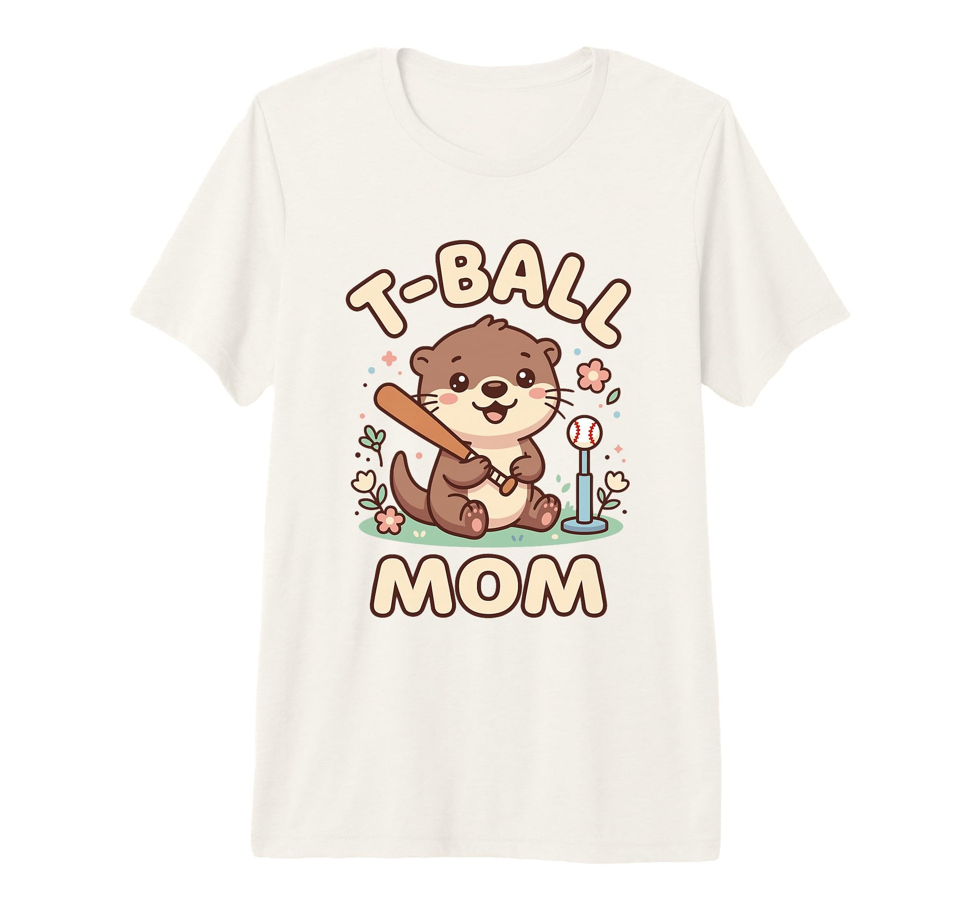 Funny T Ball Mom Softball Ball T Ball T-Shirt - Minimalist Print Unisex - T-Shirt, Sweatshirt, Hoodie
