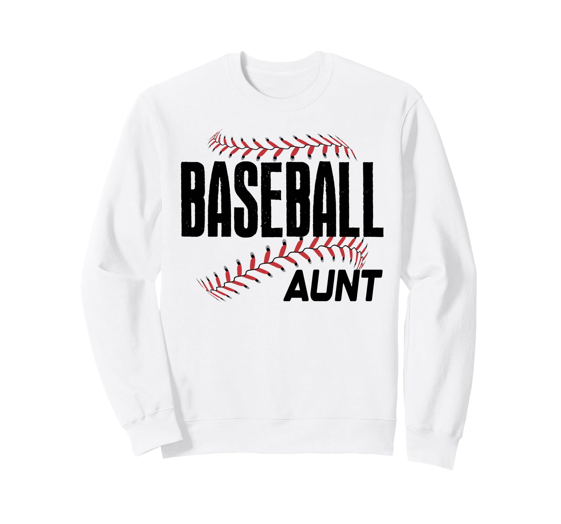 Baseball Aunt Game Day Mascot Sweatshirt - Trendy Graphic for Adults - T-Shirt, Sweatshirt, Hoodie