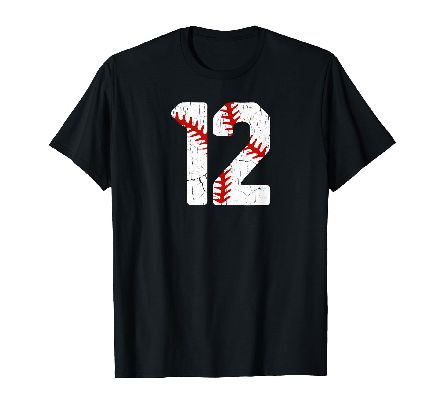 Baseball Player Jersey Number 12 12 T-Shirt - Unique Graphic Men Women - T-Shirt, Sweatshirt, Hoodie