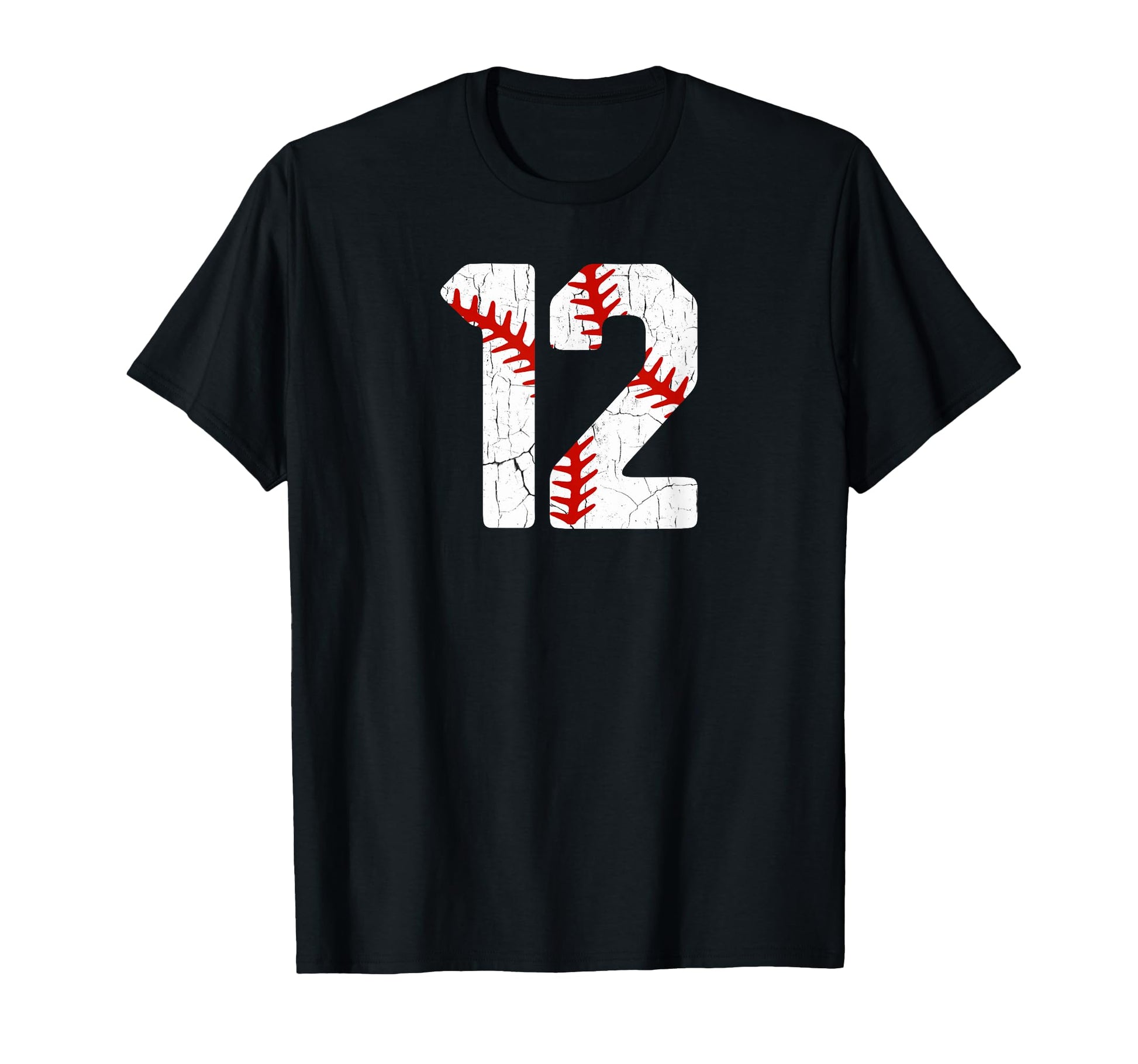 Baseball Player Jersey Number 12 12 T-Shirt - Unique Graphic Men Women - T-Shirt, Sweatshirt, Hoodie