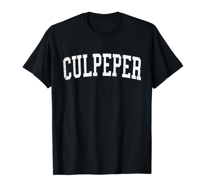 Culpeper Va Distressed White Varsity T-Shirt - Aesthetic Graphic Men Women - T-Shirt, Sweatshirt, Hoodie