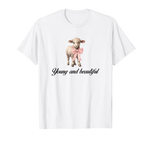 So Real Lamb Coquette Girlcore Y2K T-Shirt - Novelty Apparel Unisex - T-Shirt, Sweatshirt, Hoodie