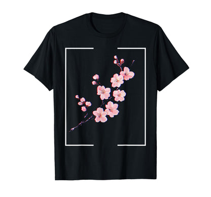 Cherry Blossom Japanese Aesthetic T-Shirt - Aesthetic Graphic Unisex - T-Shirt, Sweatshirt, Hoodie