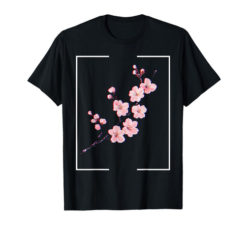 Cherry Blossom Japanese Aesthetic T-Shirt - Aesthetic Graphic Unisex - T-Shirt, Sweatshirt, Hoodie