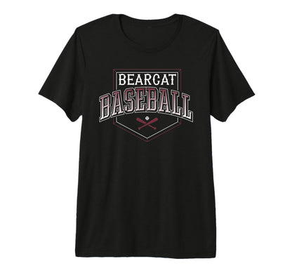 Bearcat Baseball Mom Mascot Maroon T-Shirt - Unique Graphic Unisex - T-Shirt, Sweatshirt, Hoodie
