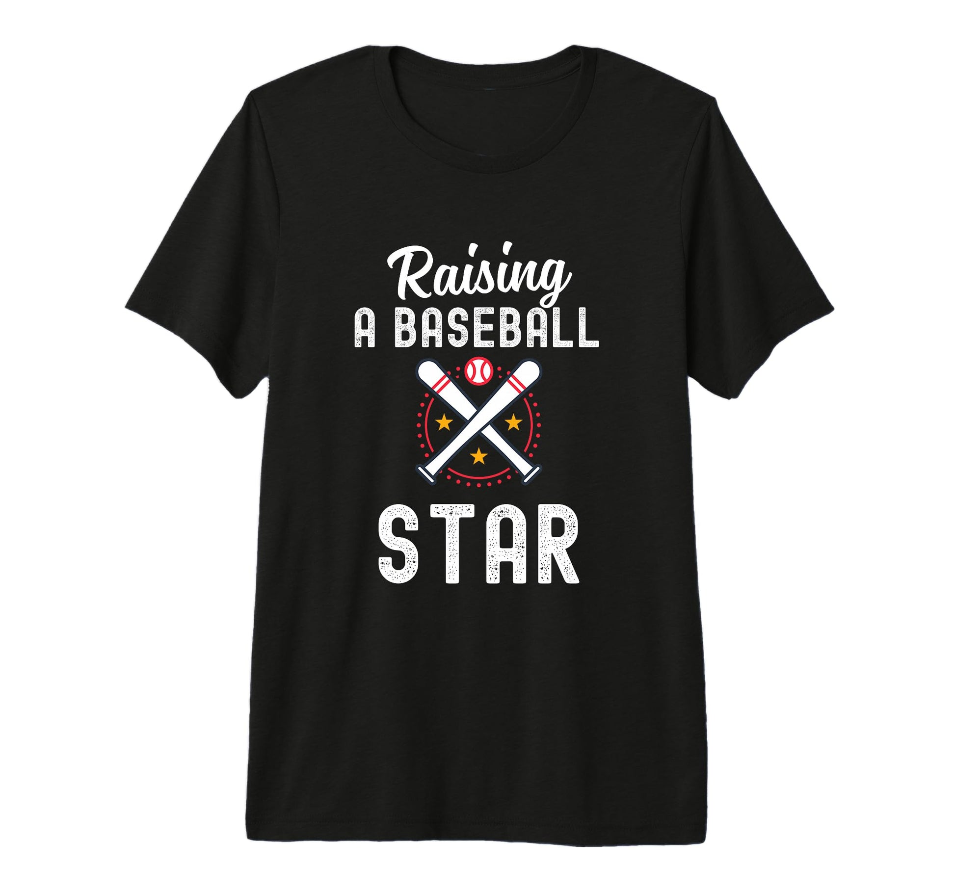 Baseball Mom Life Raising Baseball Star T-Shirt - Minimalist Print Unisex - T-Shirt, Sweatshirt, Hoodie