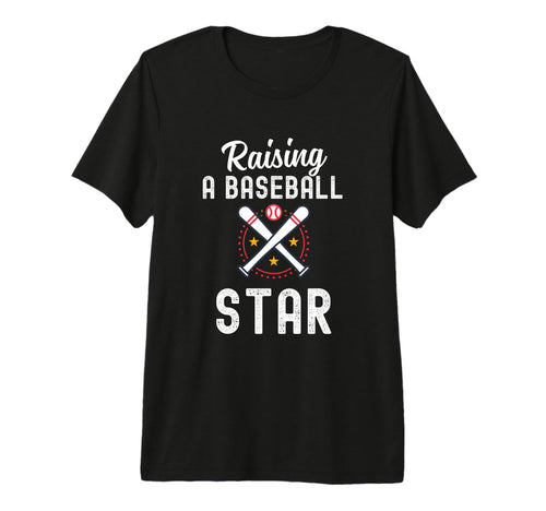 Baseball Mom Life Raising Baseball Star T-Shirt - Minimalist Print Unisex - T-Shirt, Sweatshirt, Hoodie