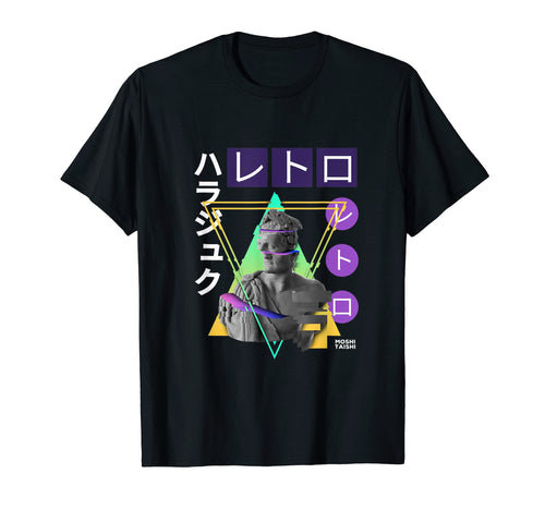 Vaporwave Statue Aesthetic Art Glitch T-Shirt - Trendy Graphic Unisex - T-Shirt, Sweatshirt, Hoodie