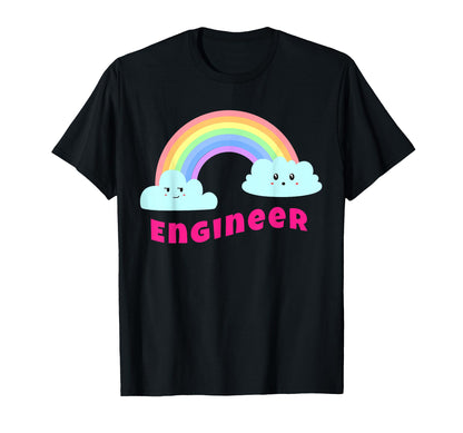 Engineering Sarcastic Rainbow Funny T-Shirt - Graphic Print Men Women - T-Shirt, Sweatshirt, Hoodie
