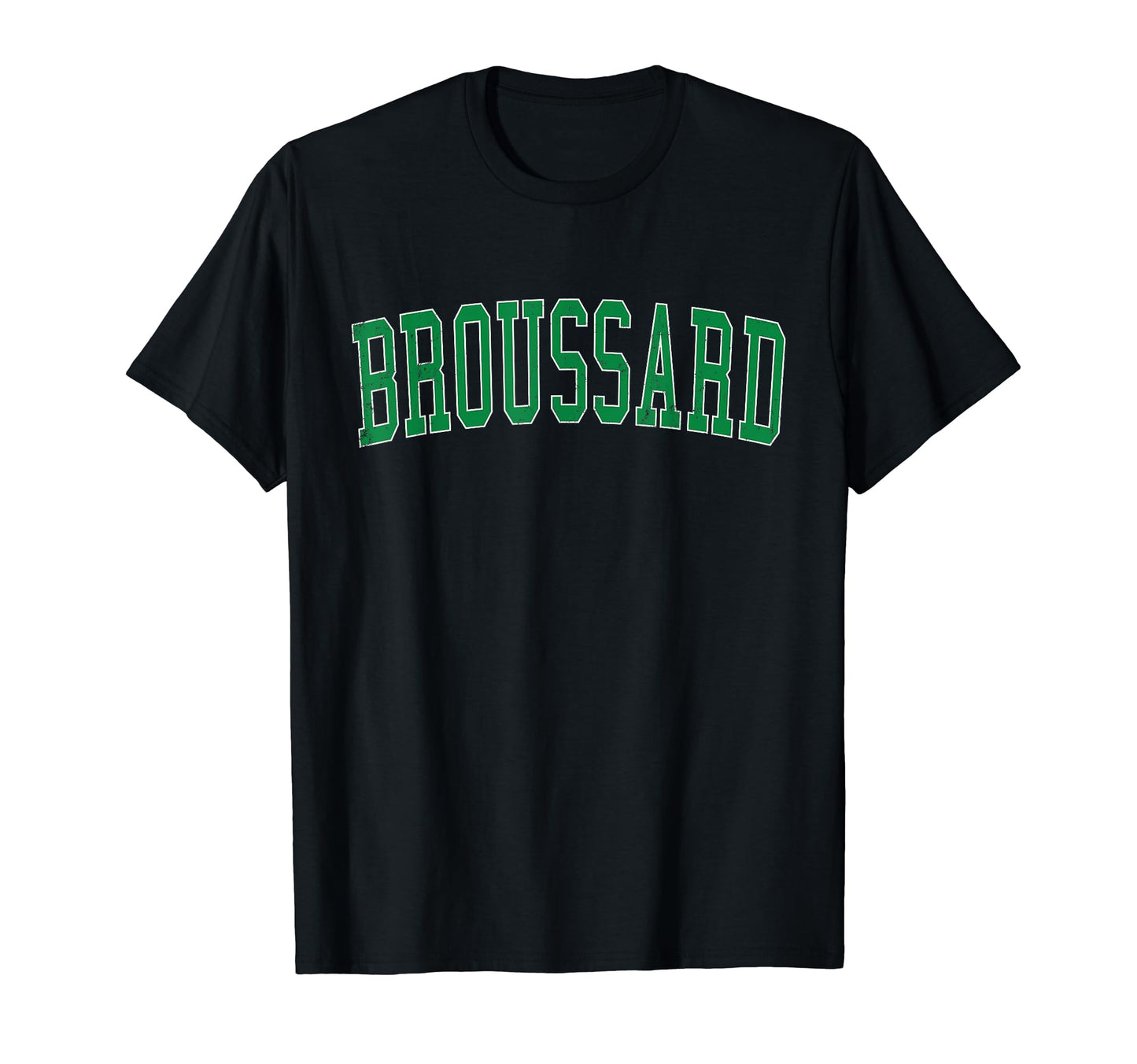 Broussard La Distressed Green T-Shirt - Aesthetic Graphic for Adults - T-Shirt, Sweatshirt, Hoodie