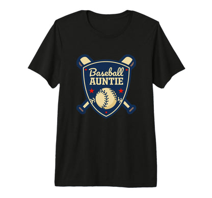 Baseball Auntie Matching Family T-Shirt - Unique Graphic for Adults - T-Shirt, Sweatshirt, Hoodie