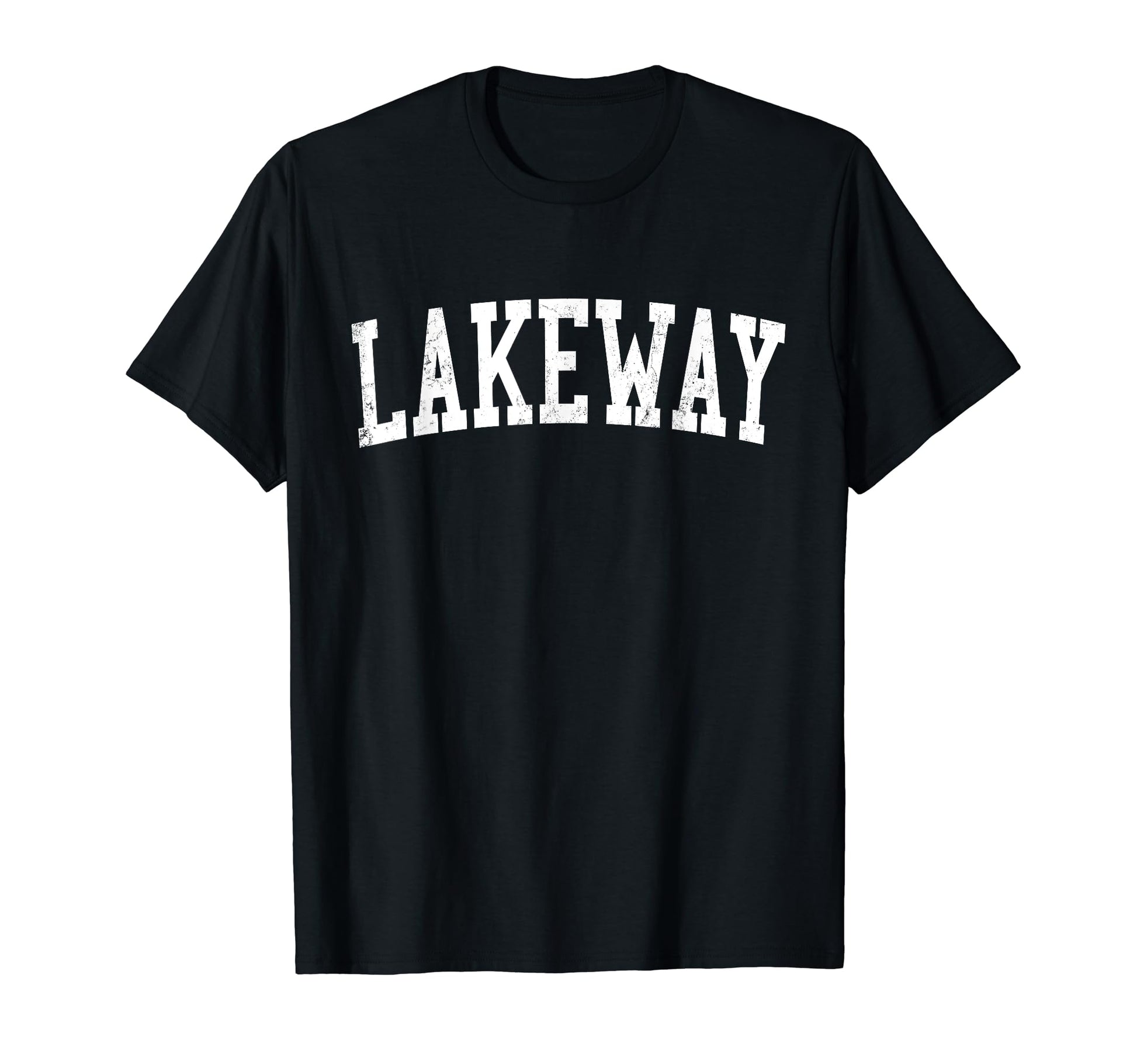 Lakeway Tx Distressed White T-Shirt - Casual Everyday Wear Men Women - T-Shirt, Sweatshirt, Hoodie