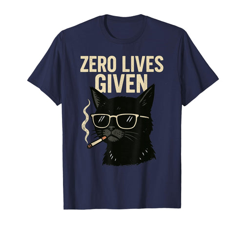 Rebellious Black Cat Smoking Zero T-Shirt - Casual Everyday Wear Unisex - T-Shirt, Sweatshirt, Hoodie