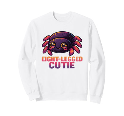 Eight Legged Cutie Kawaii Spider Sweatshirt - Fun Novelty Design Men Women - T-Shirt, Sweatshirt, Hoodie