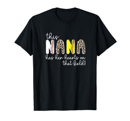 That Field Baseball Softball Nana T-Shirt - Aesthetic Graphic Men Women - T-Shirt, Sweatshirt, Hoodie