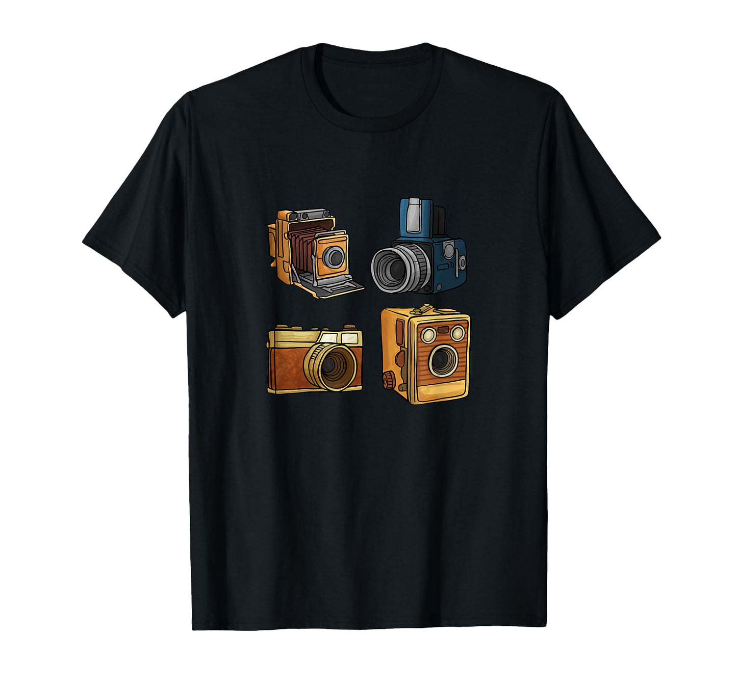 Photography Lovers Camera Set Photographer T-Shirt - Trendy Graphic Unisex - T-Shirt, Sweatshirt, Hoodie
