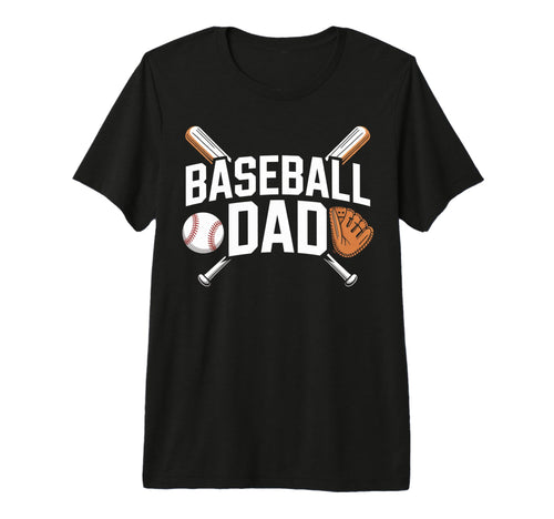 I Love Baseball Sport Father Mens T-Shirt - Minimalist Print for Adults - T-Shirt, Sweatshirt, Hoodie