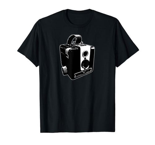 Antique Camera Brownie T-Shirt - Streetwear Style for Adults - T-Shirt, Sweatshirt, Hoodie