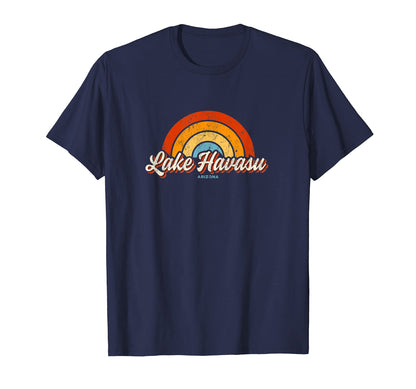 Lake Havasu Arizona Az Rainbow T-Shirt - Casual Everyday Wear for Adults - T-Shirt, Sweatshirt, Hoodie