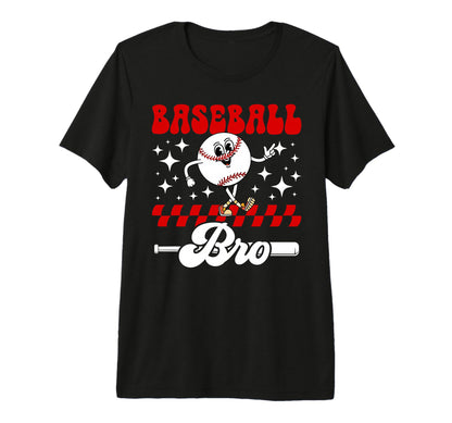 Baseball Bro Groovy Baseball Brother T-Shirt - Streetwear Style Men Women - T-Shirt, Sweatshirt, Hoodie