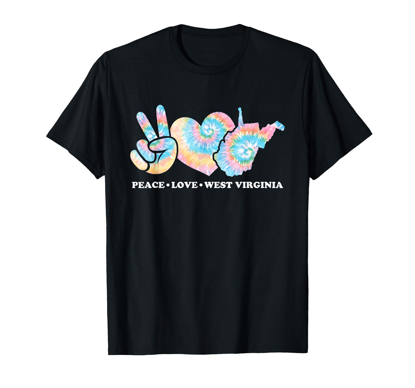 Tie Dye West Virginia Hippie Gift Co T-Shirt - Aesthetic Graphic Men Women - T-Shirt, Sweatshirt, Hoodie