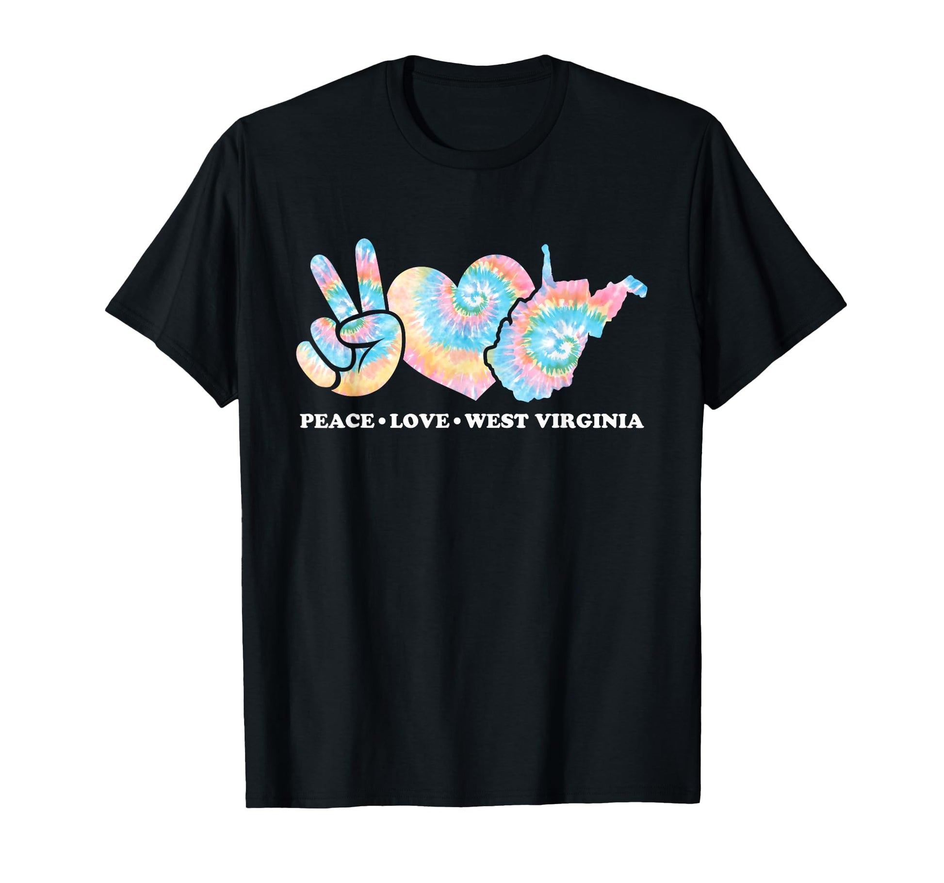 Tie Dye West Virginia Hippie Gift Co T-Shirt - Aesthetic Graphic Men Women - T-Shirt, Sweatshirt, Hoodie