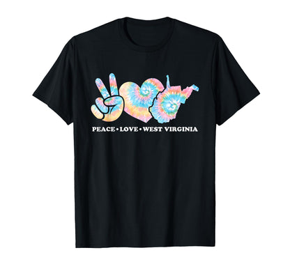Tie Dye West Virginia Hippie Gift Co T-Shirt - Aesthetic Graphic Men Women - T-Shirt, Sweatshirt, Hoodie