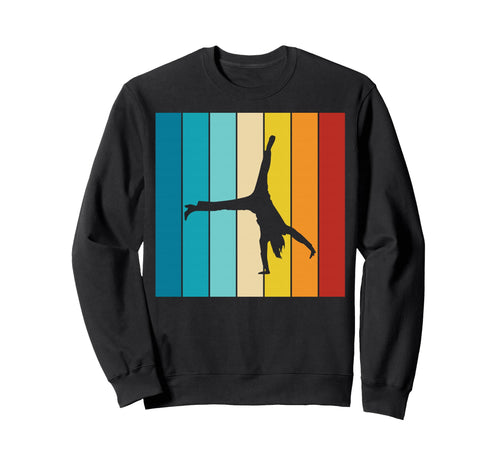 Gymnastics Cartwheel Rainbow Athlete Sweatshirt - Aesthetic Graphic Unisex - T-Shirt, Sweatshirt, Hoodie