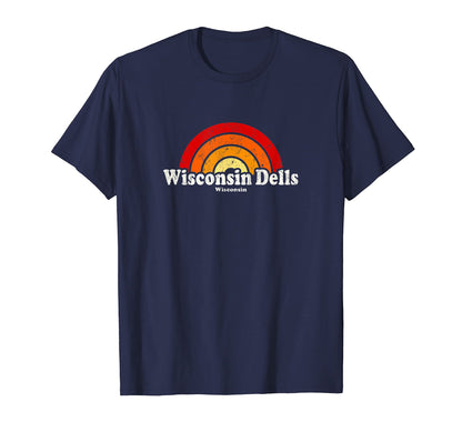 Wisconsin Dells Wisconsin Wi 70S T-Shirt - Custom Art Print Men Women - T-Shirt, Sweatshirt, Hoodie