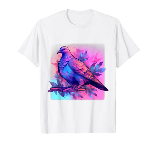 Vaporwave Aesthetic Mourning Dove T-Shirt - Minimalist Print Men Women - T-Shirt, Sweatshirt, Hoodie