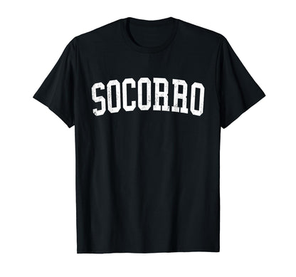 Socorro Tx Distressed White T-Shirt - Casual Everyday Wear for Adults - T-Shirt, Sweatshirt, Hoodie