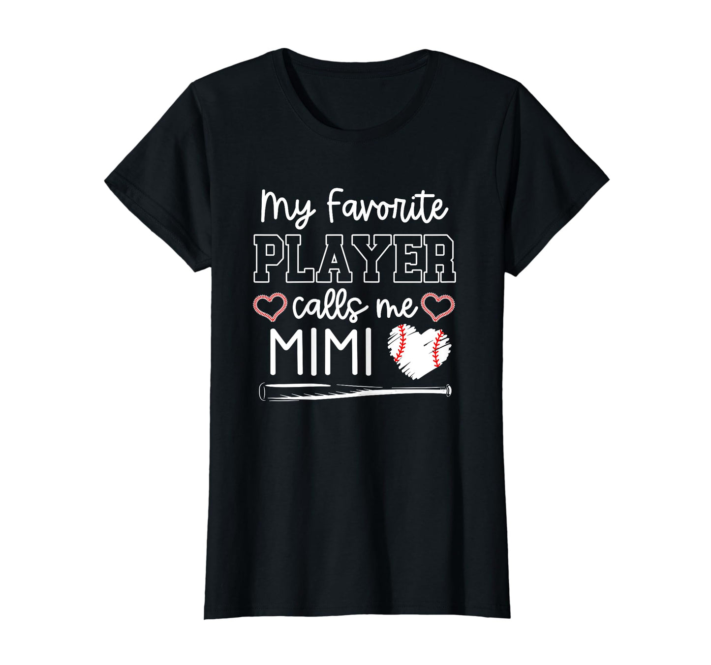 Baseball Grandma My Favorite Player T-Shirt - Fun Novelty Design Men Women - T-Shirt, Sweatshirt, Hoodie