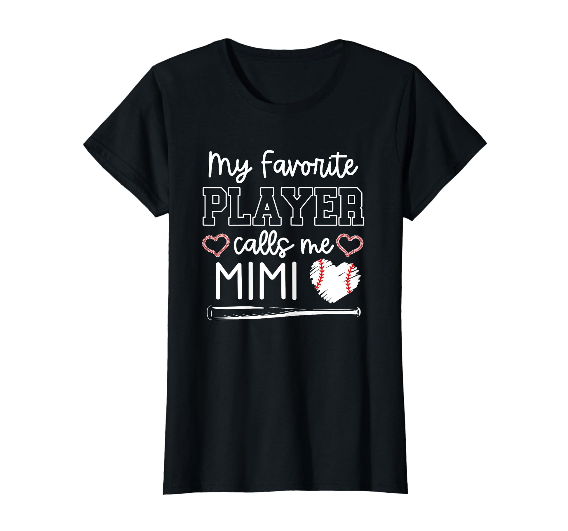 Baseball Grandma My Favorite Player T-Shirt - Fun Novelty Design Men Women - T-Shirt, Sweatshirt, Hoodie