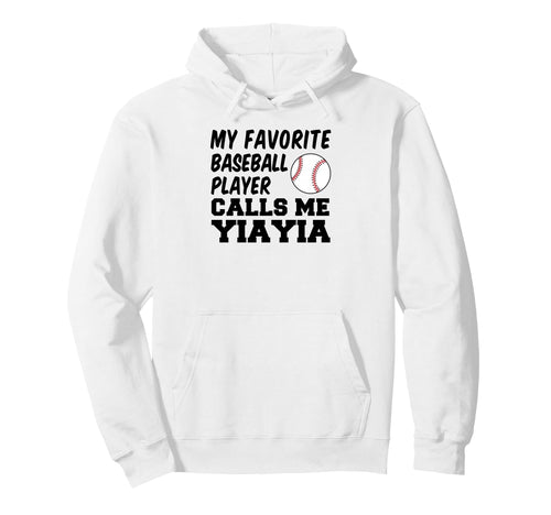 My Favorite Baseball Player Calls Hoodie - Casual Everyday Wear for Adults - T-Shirt, Sweatshirt, Hoodie
