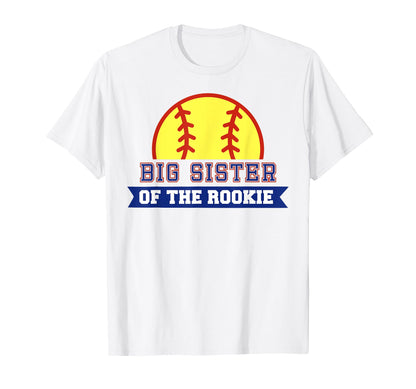 Big Sister Rookie 1St Birthday T-Shirt - Custom Art Print Men Women - T-Shirt, Sweatshirt, Hoodie