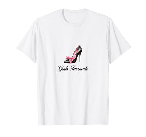 Gods Favourite Coquette High Heel Bow T-Shirt - Custom Art Print Unisex - T-Shirt, Sweatshirt, Hoodie