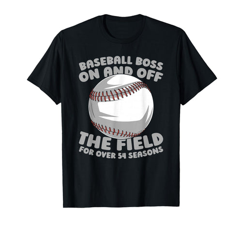 54Th Birthday Team Sport Baseball T-Shirt - Streetwear Style for Adults - T-Shirt, Sweatshirt, Hoodie