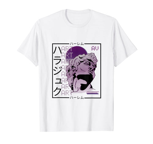 Vaporwave Statue Aesthetic Art T-Shirt - Casual Everyday Wear Unisex - T-Shirt, Sweatshirt, Hoodie