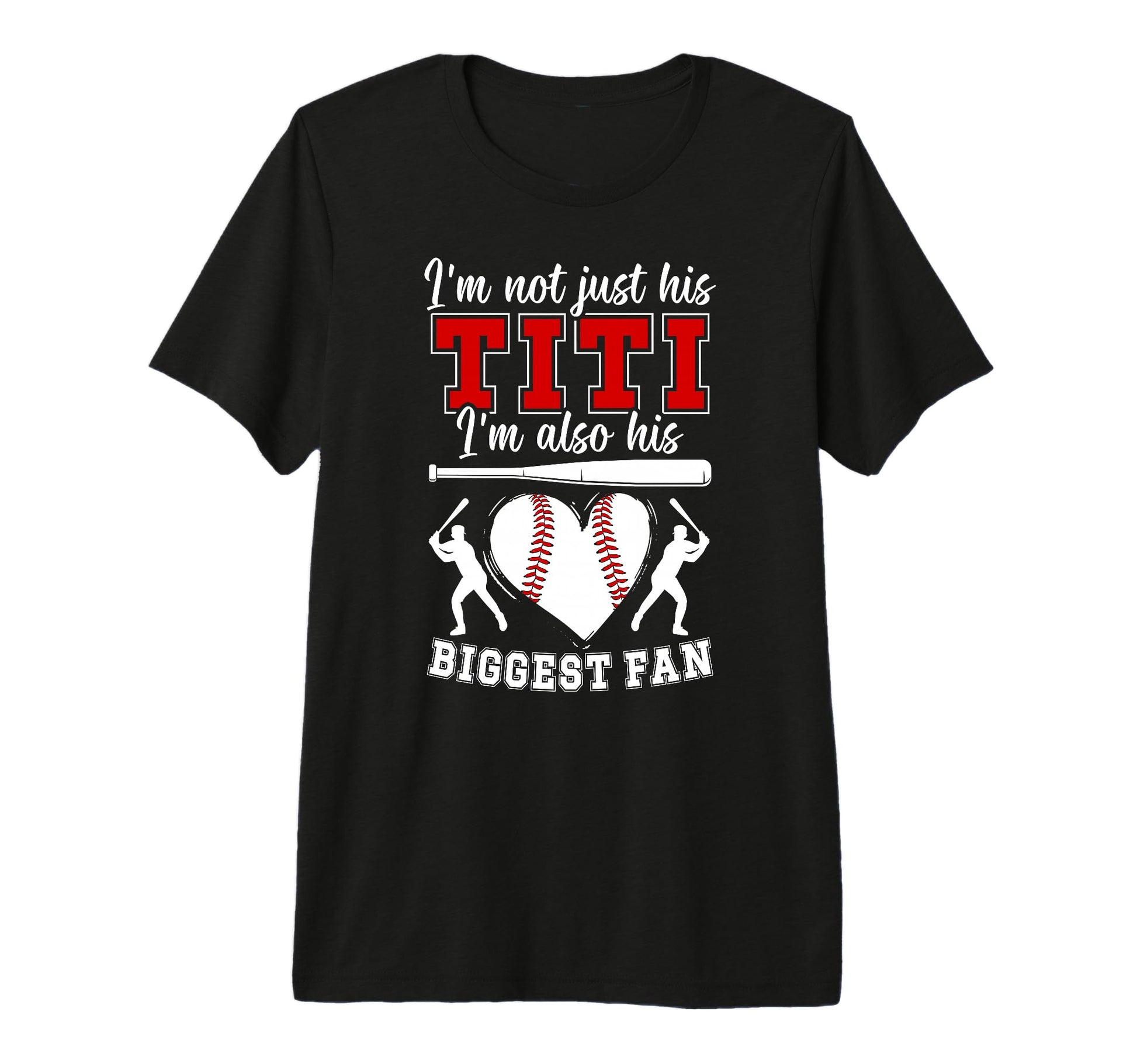 His Biggest Fan Baseball Titi Baseball T-Shirt - Aesthetic Graphic Unisex - T-Shirt, Sweatshirt, Hoodie