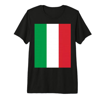 National Italy Country Flag Spirit T-Shirt - Fun Novelty Design Men Women - T-Shirt, Sweatshirt, Hoodie