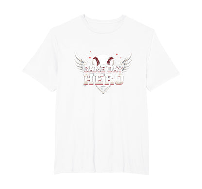 Baseball Dad Game Day Hero Proud T-Shirt - Casual Everyday Wear Men Women - T-Shirt, Sweatshirt, Hoodie