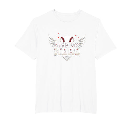 Baseball Dad Game Day Hero Proud T-Shirt - Casual Everyday Wear Men Women - T-Shirt, Sweatshirt, Hoodie