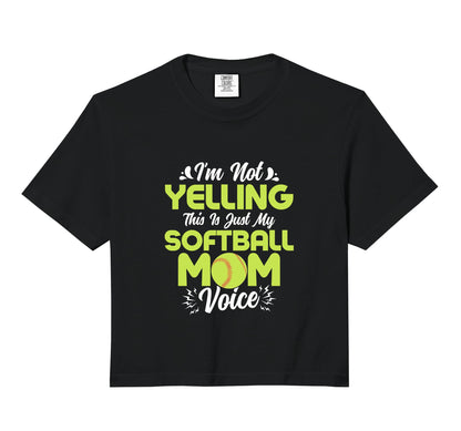 Im Not Yelling This Is Just My Softball Hoodie - Graphic Print for Adults - T-Shirt, Sweatshirt, Hoodie
