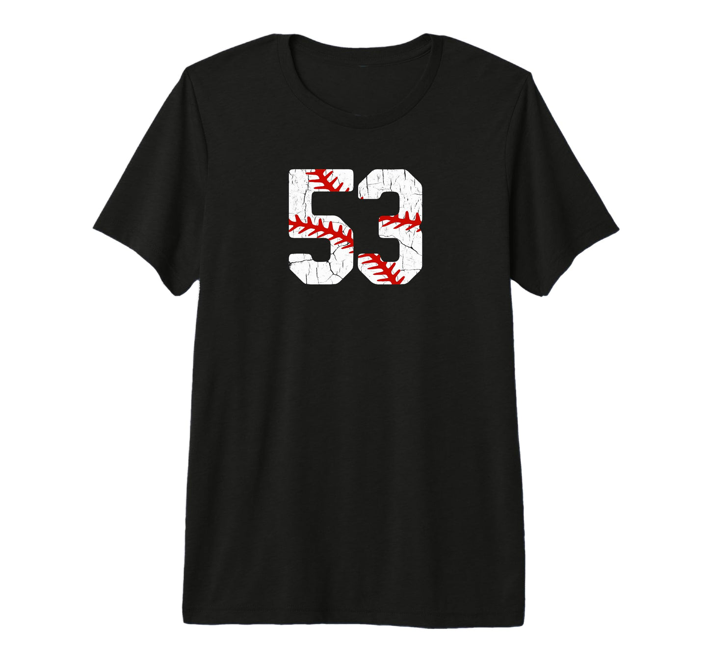 Baseball Player Jersey Number 53 T-Shirt - Casual Everyday Wear Men Women - T-Shirt, Sweatshirt, Hoodie