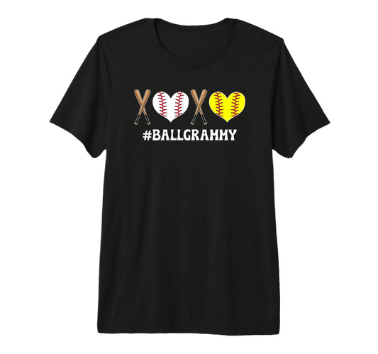 Ball Grammy Softball Baseball Grammy T-Shirt - Unique Graphic Unisex - T-Shirt, Sweatshirt, Hoodie