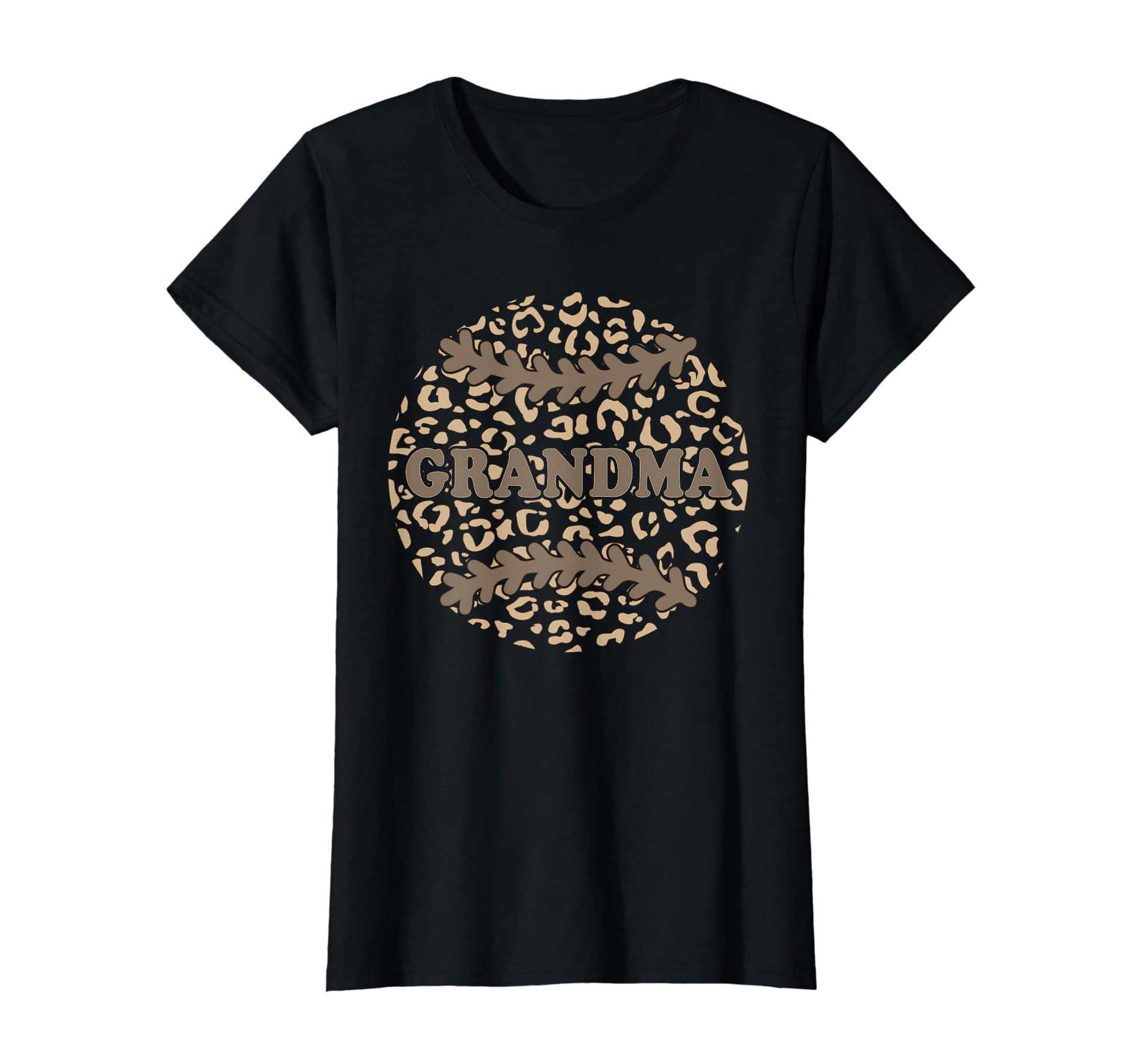 Leopard Baseball Grandma Granny T-Shirt - Casual Everyday Wear Men Women - T-Shirt, Sweatshirt, Hoodie