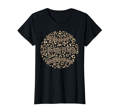 Leopard Baseball Grandma Granny T-Shirt - Casual Everyday Wear Men Women - T-Shirt, Sweatshirt, Hoodie
